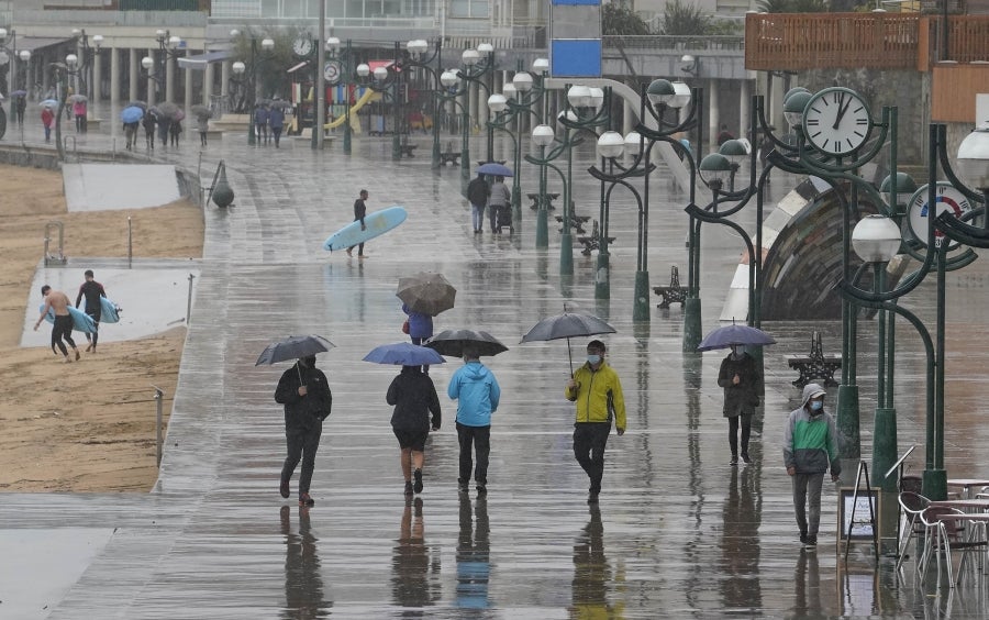 Fotos: &#039;Odette&#039; barre Gipuzkoa