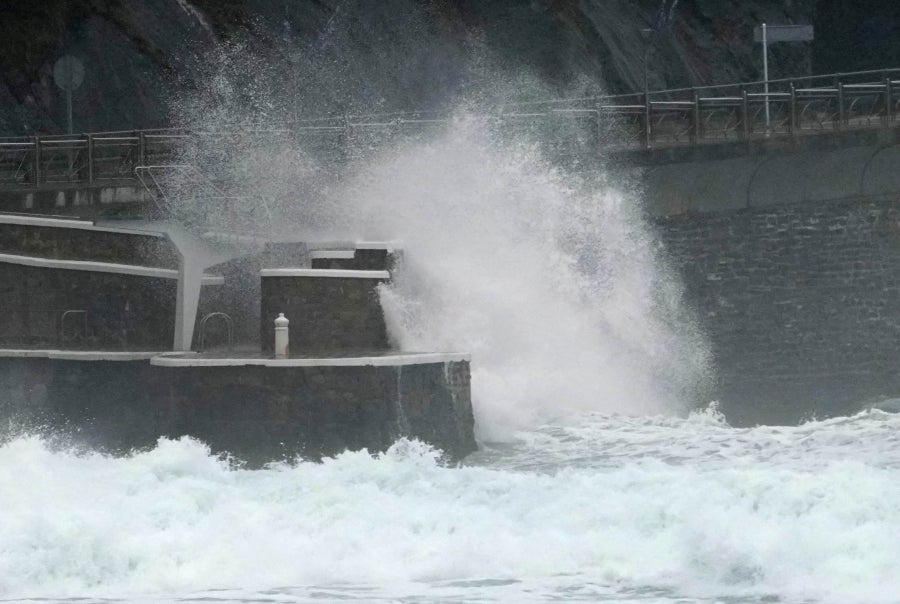 Fotos: &#039;Odette&#039; barre Gipuzkoa