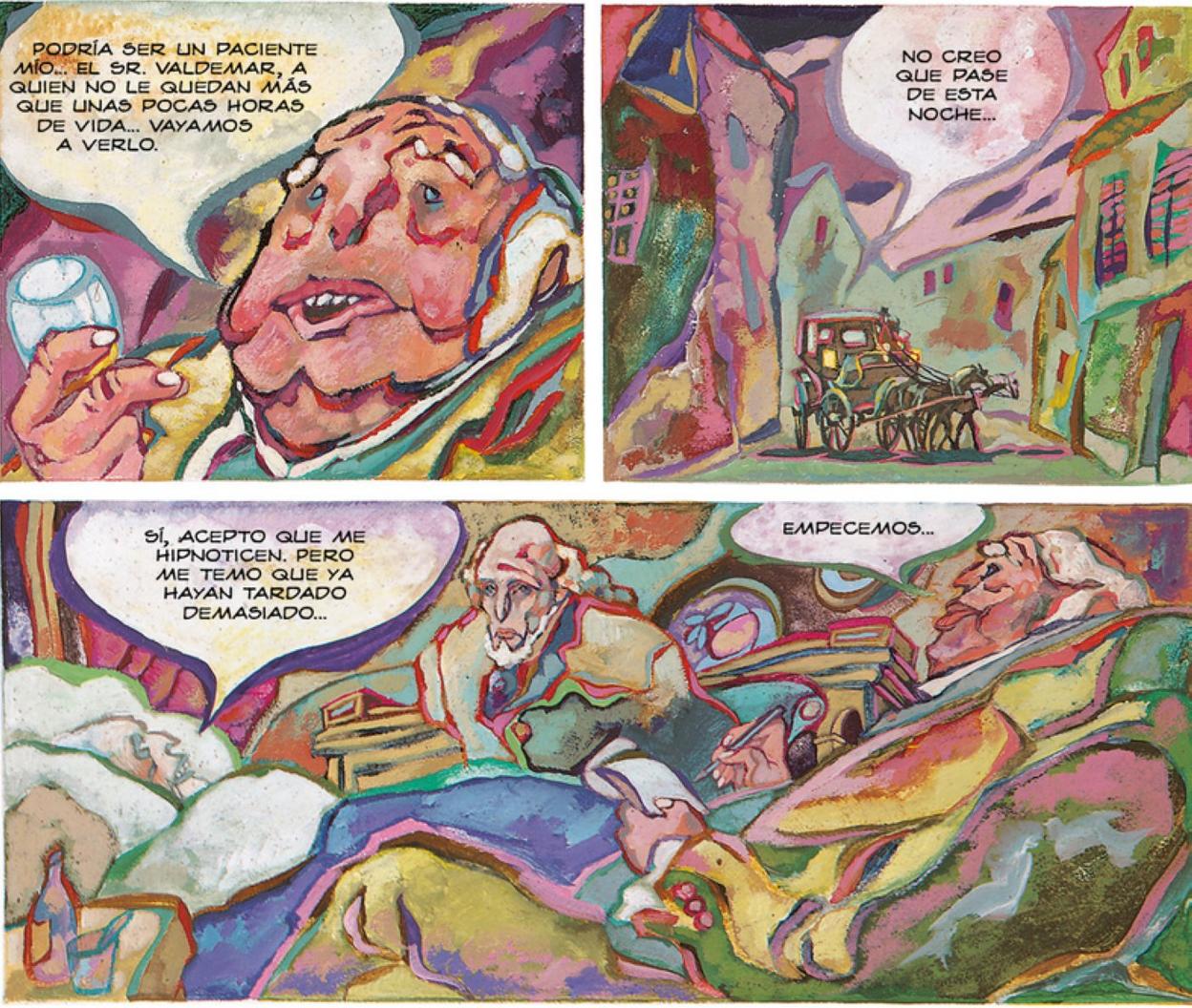 Color en 'La verdad sobre el caso del señor Valdemar'. 