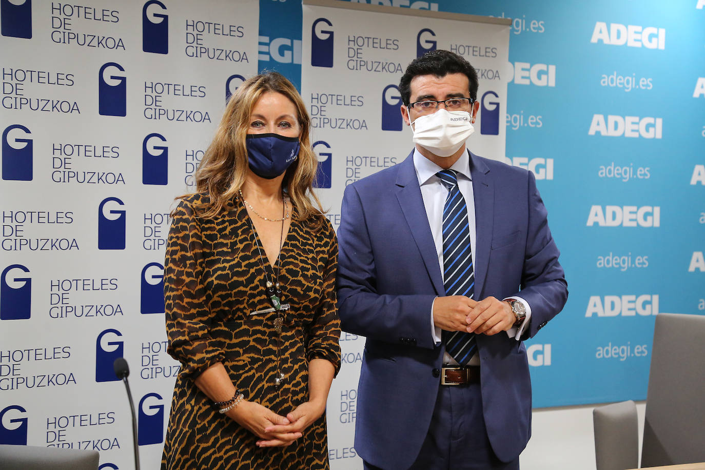 Elena Estomba y Paul Liceaga. 