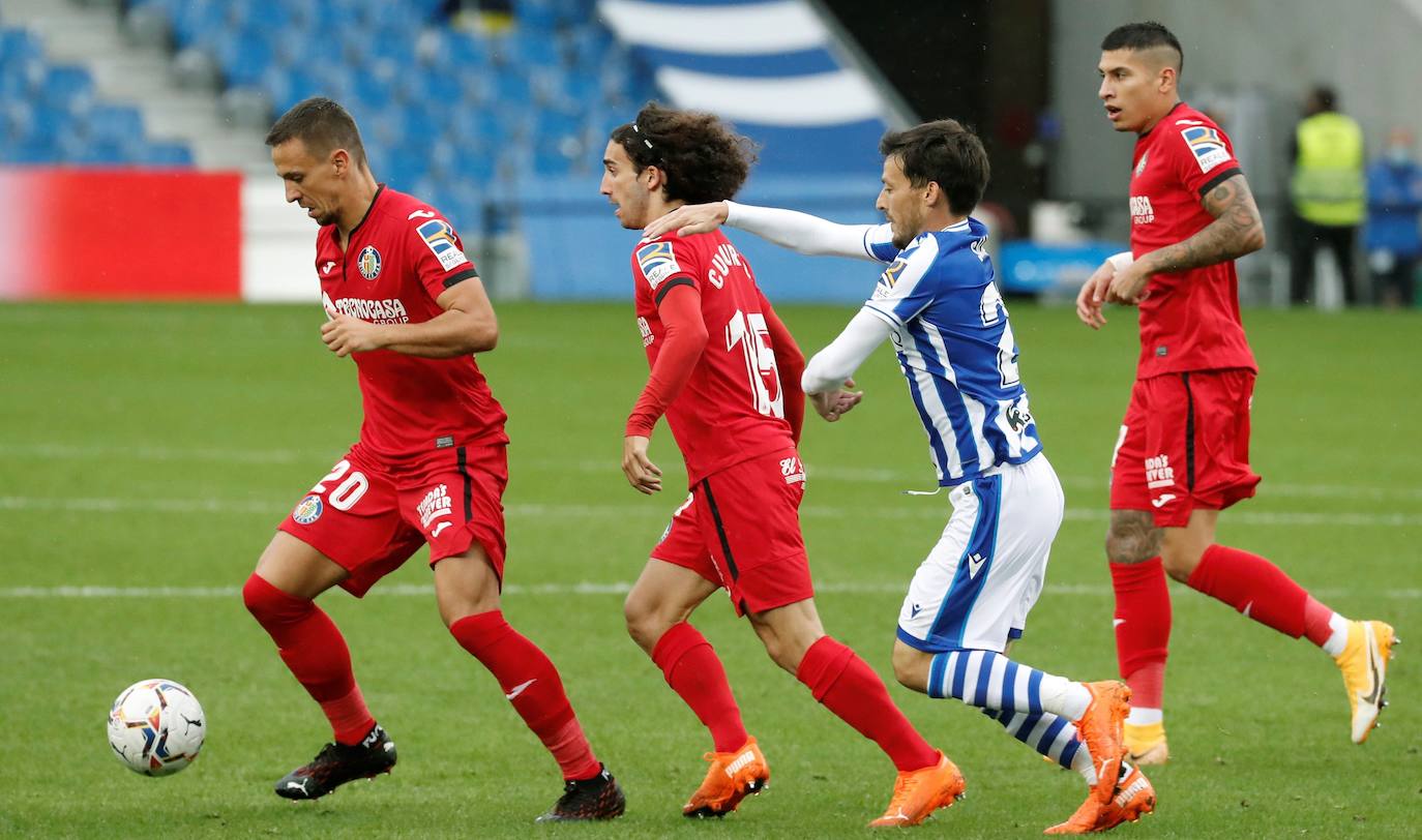 Las imágenes del Real Sociedad - Getafe disputado en el Reale Arena