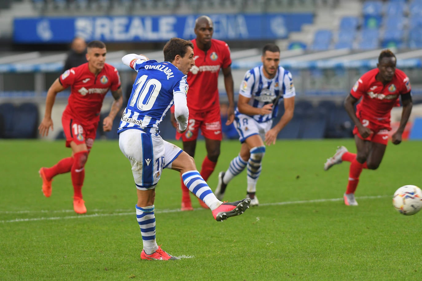 Las imágenes del Real Sociedad - Getafe disputado en el Reale Arena