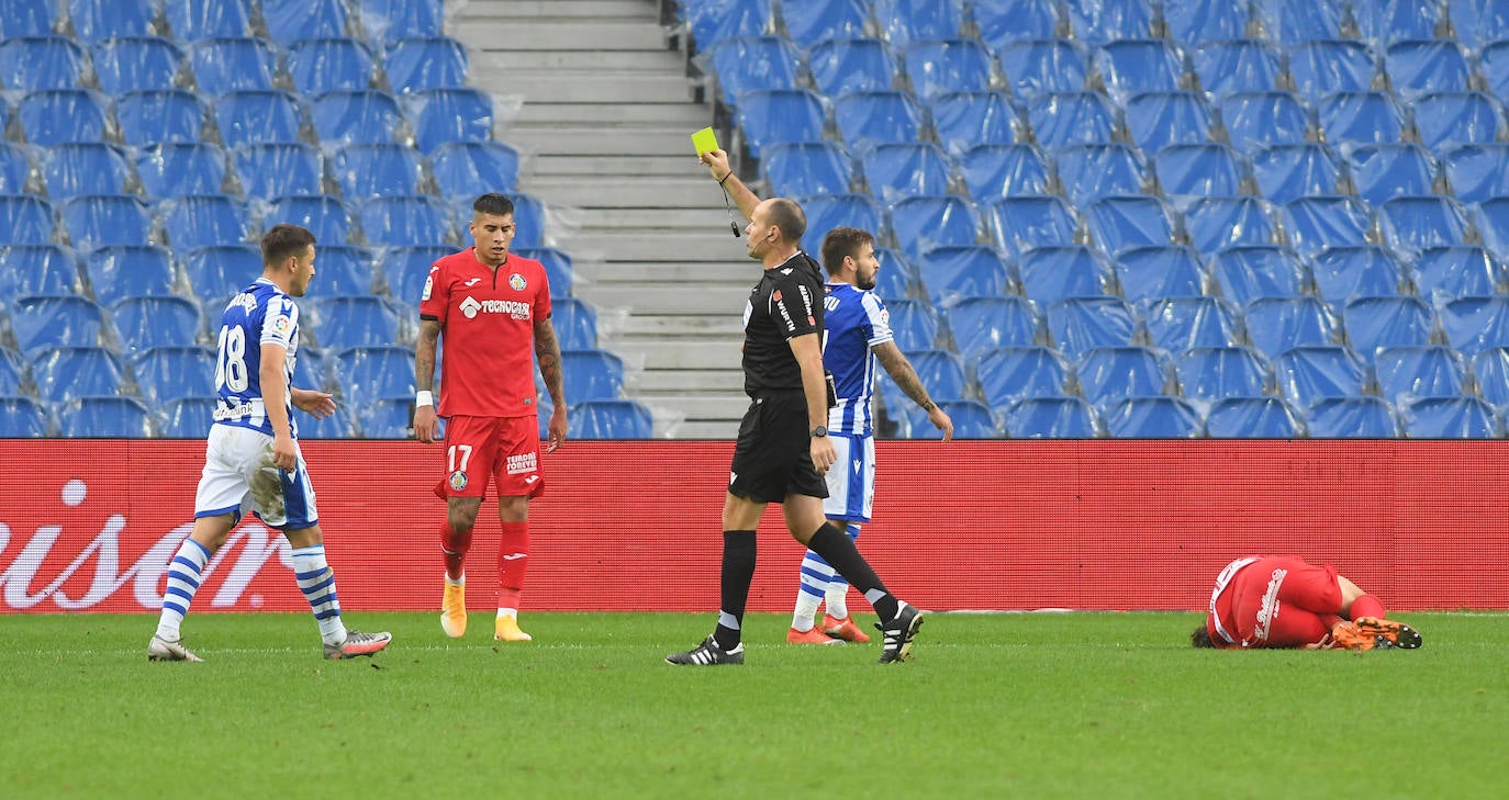 Las imágenes del Real Sociedad - Getafe disputado en el Reale Arena