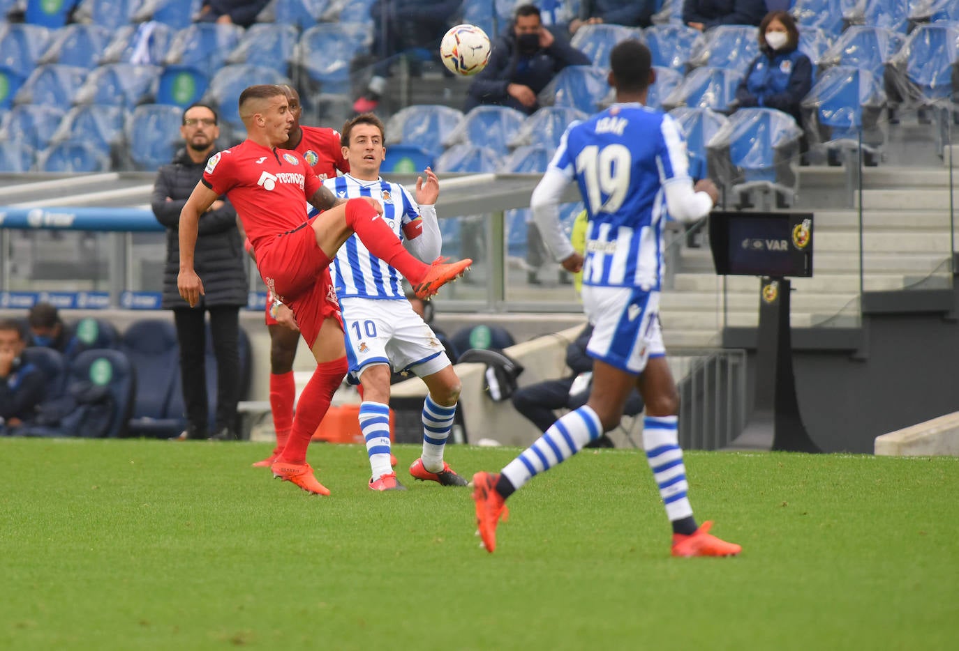Las imágenes del Real Sociedad - Getafe disputado en el Reale Arena