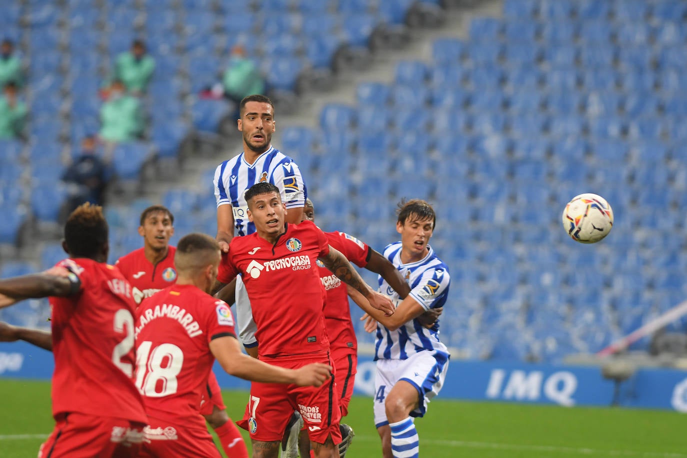 Las imágenes del Real Sociedad - Getafe disputado en el Reale Arena