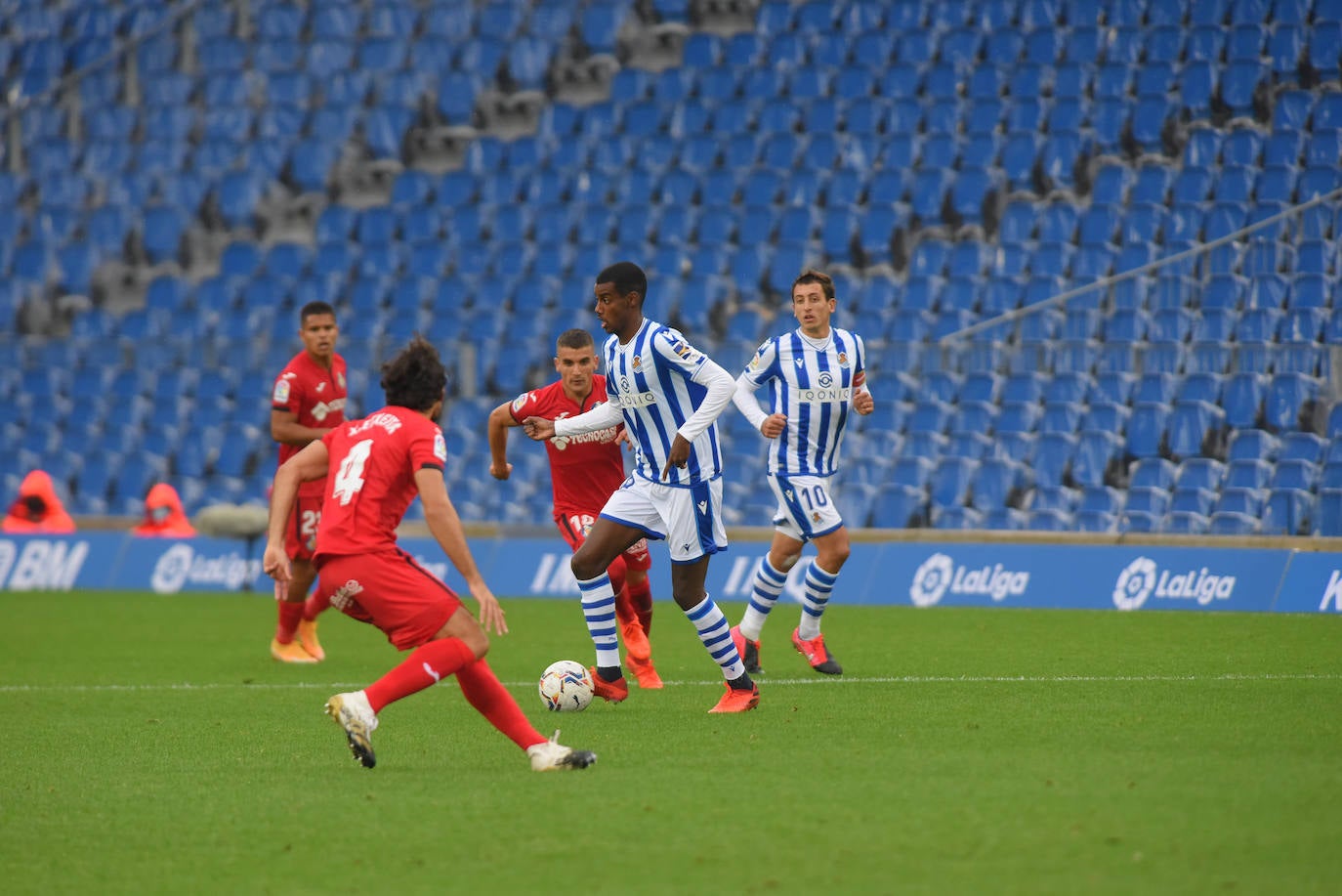 Las imágenes del Real Sociedad - Getafe disputado en el Reale Arena