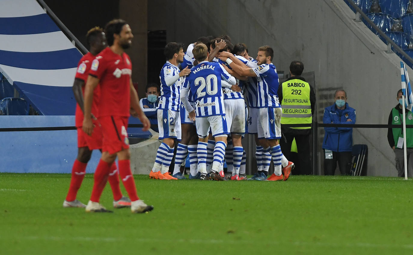 Las imágenes del Real Sociedad - Getafe disputado en el Reale Arena