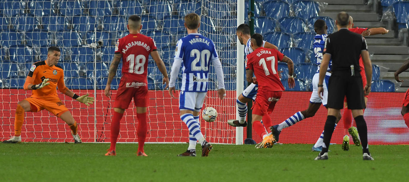 Las imágenes del Real Sociedad - Getafe disputado en el Reale Arena