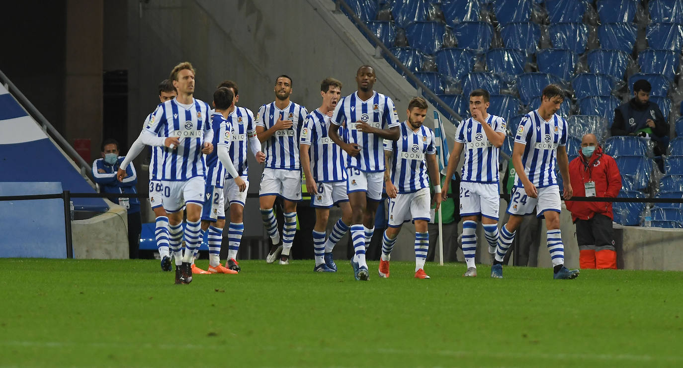 Las imágenes del Real Sociedad - Getafe disputado en el Reale Arena