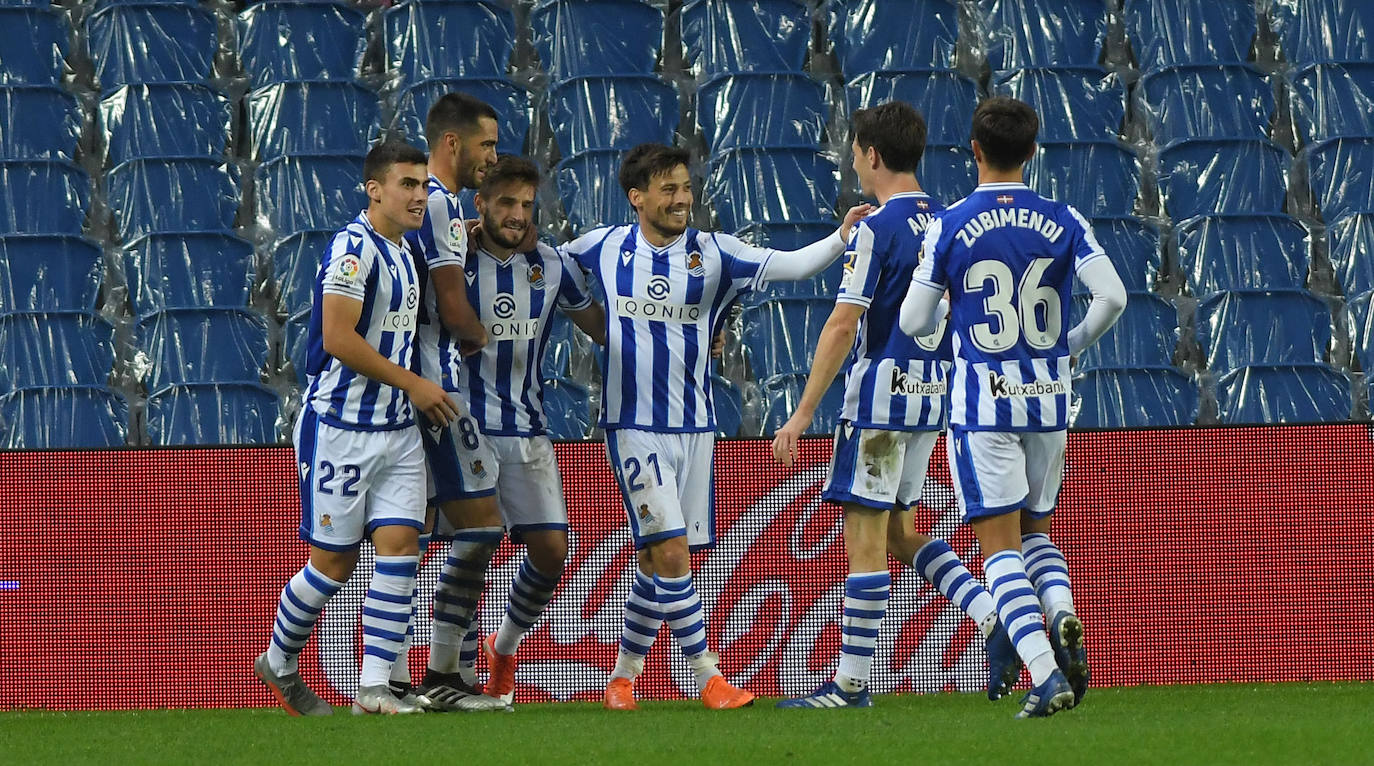 Las imágenes del Real Sociedad - Getafe disputado en el Reale Arena