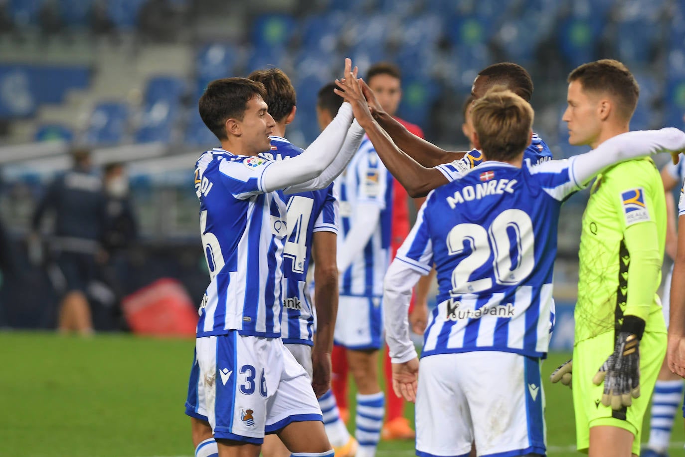 Las imágenes del Real Sociedad - Getafe disputado en el Reale Arena