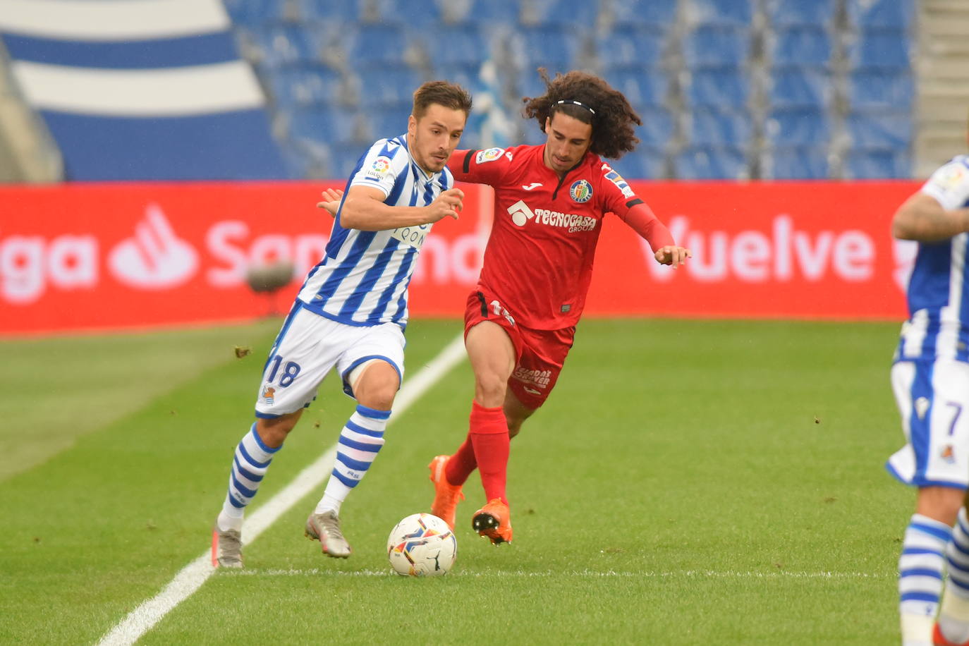 Las imágenes del Real Sociedad - Getafe disputado en el Reale Arena