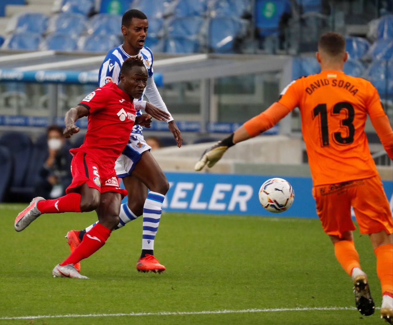 Las imágenes del Real Sociedad - Getafe disputado en el Reale Arena