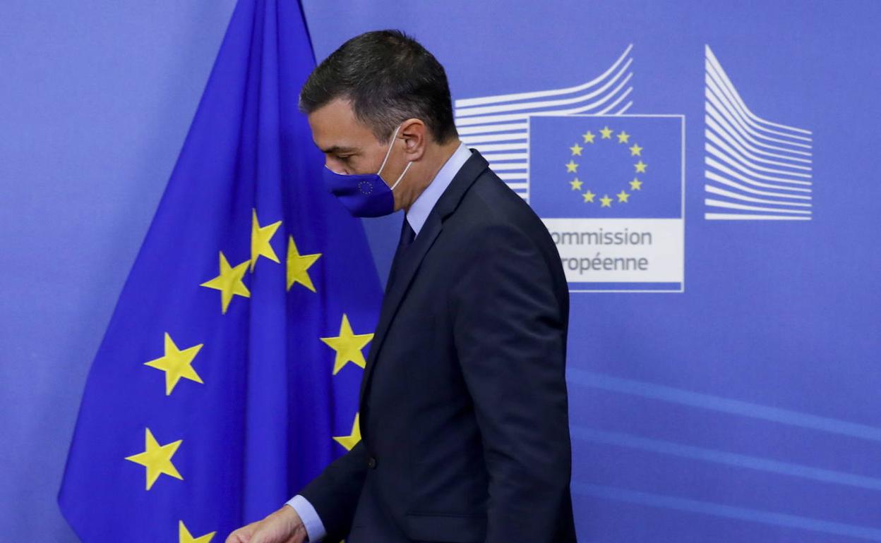 Pedro Sánzez, en una visita reciente a la Comisión Europea.