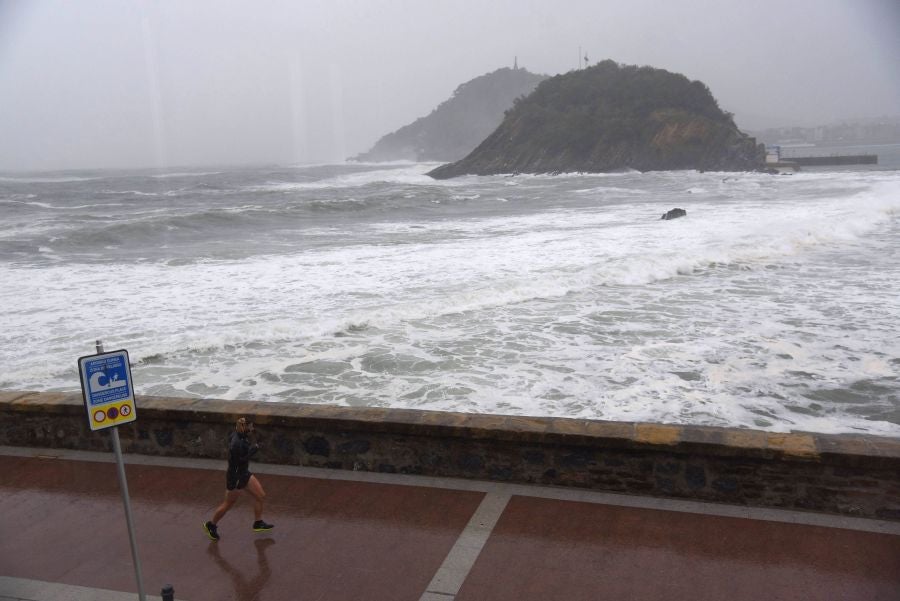 Las rachas de viento máximas registradas en zonas expuestas han alcanzado los 133,3 kilómetros por hora en Matxitxako