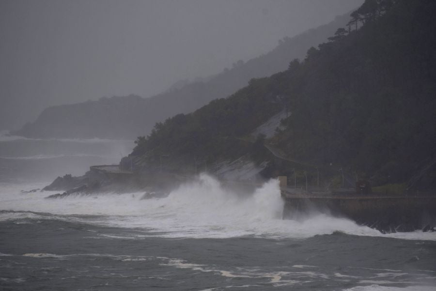 Las rachas de viento máximas registradas en zonas expuestas han alcanzado los 133,3 kilómetros por hora en Matxitxako