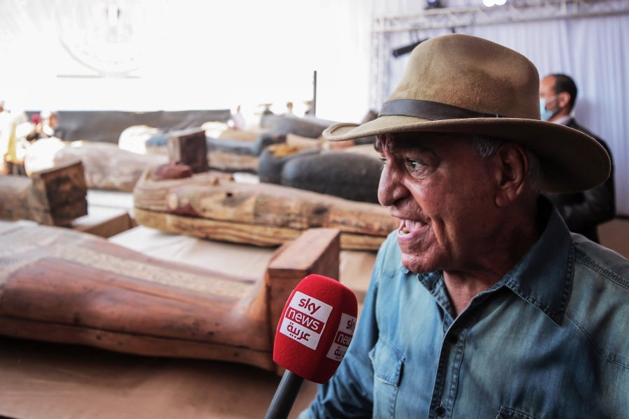 Fotos: Egipto saca a la luz 59 sarcófagos de hace 2.600 años con sus momias intactas