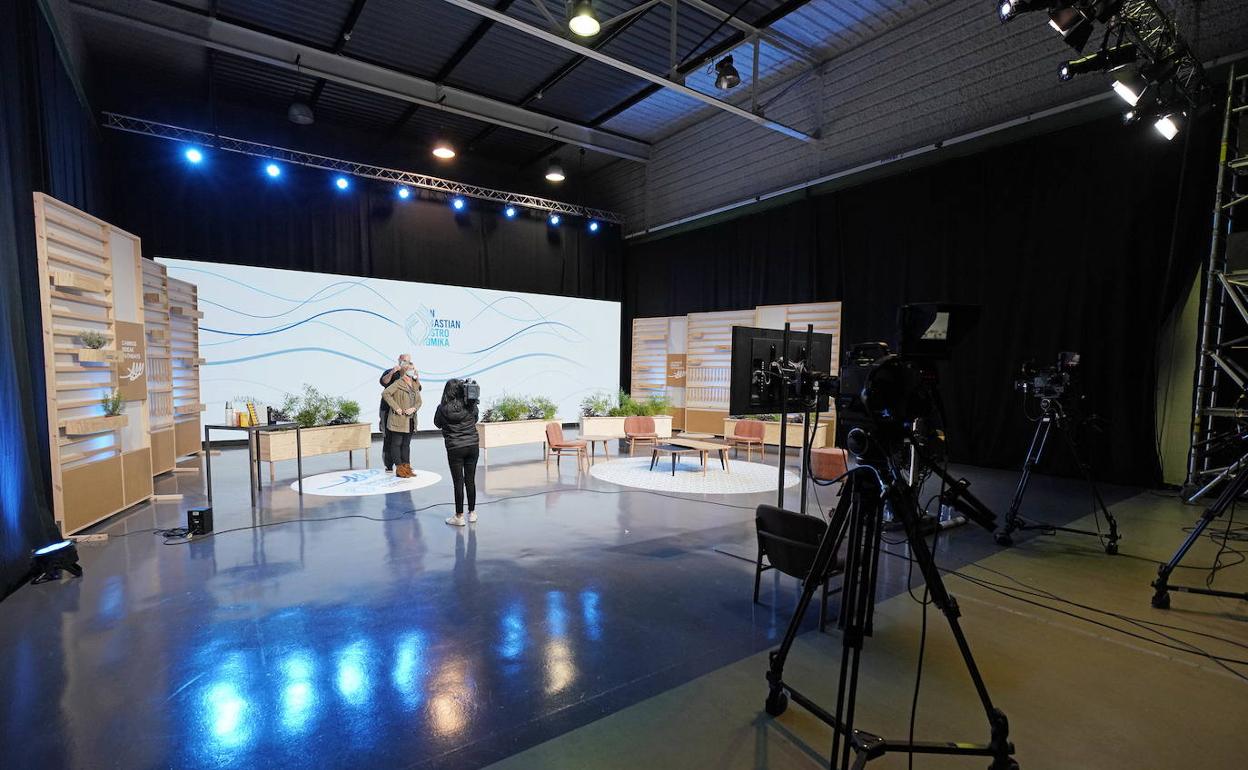 Plató destinado a la edición de este año de Gastronomika. 