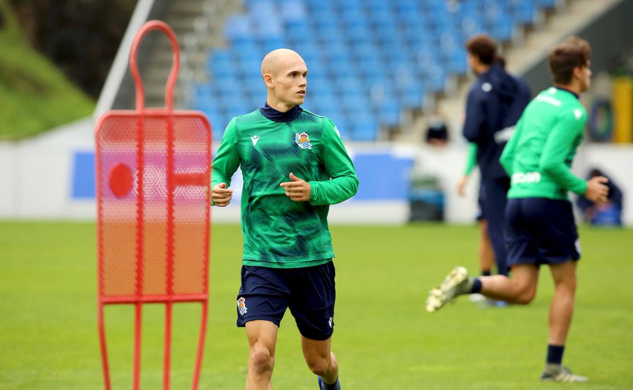 Guridi se ha ejercitado con normalidad los últimos días.