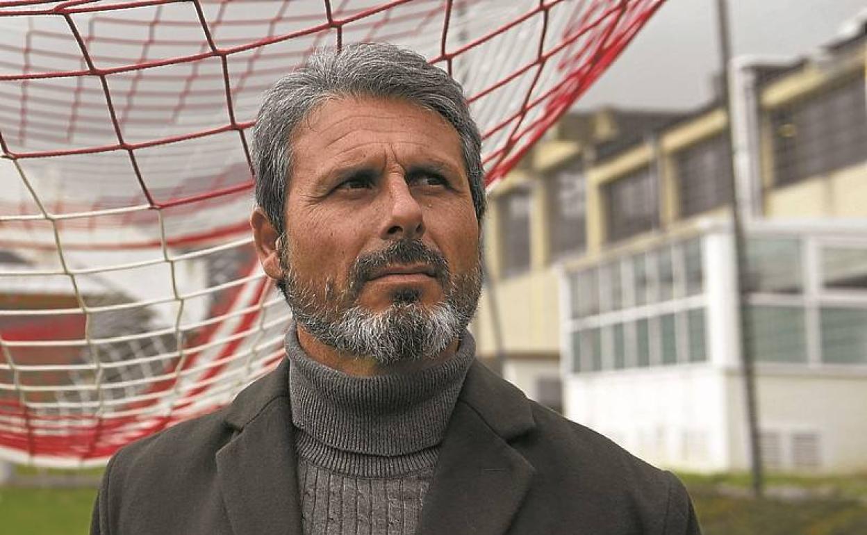 Alkorta, en las instalaciones de Lezama.