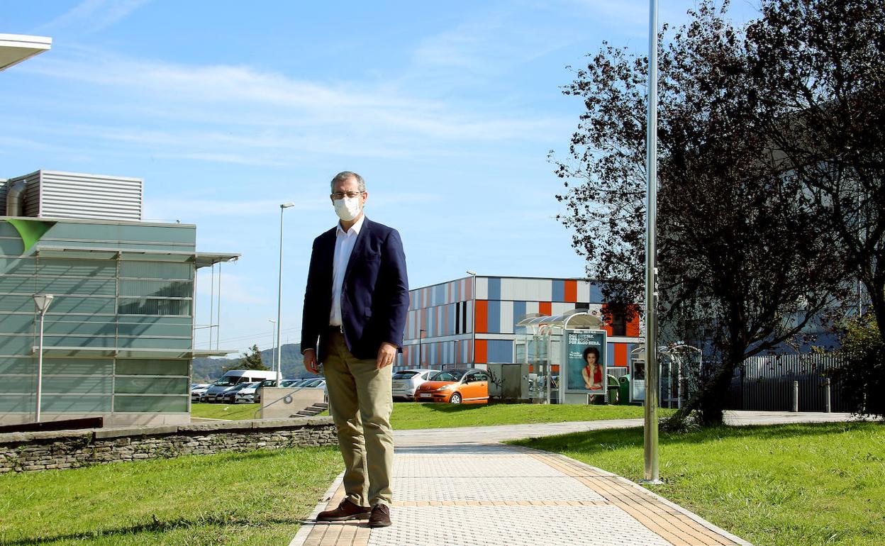 Proyectos tractores. Markel Olano, en el parque tecnológico de Miramón, en San Sebastián. 