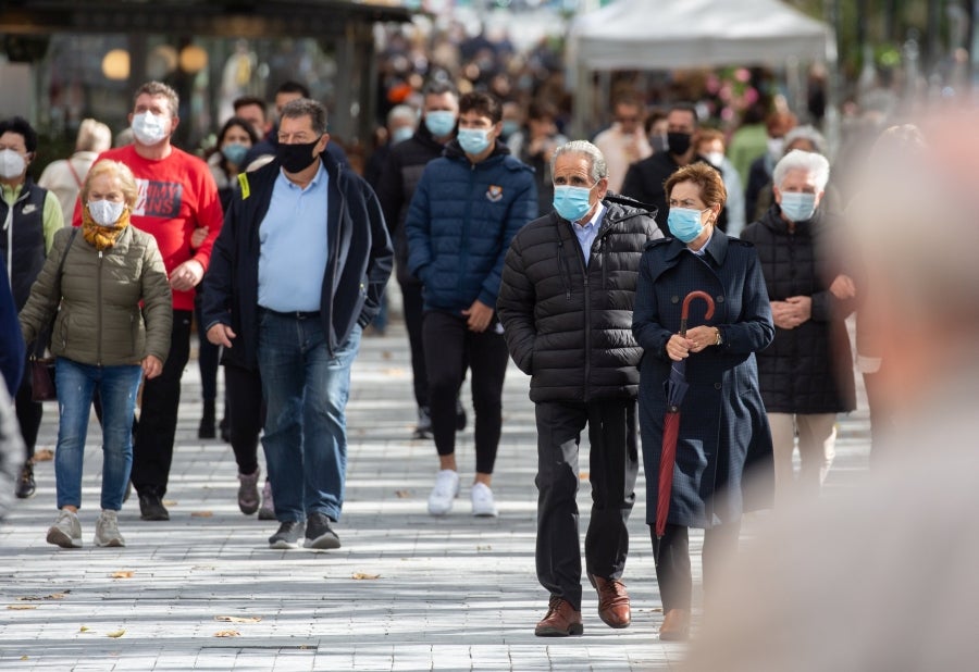 Fotos: Turismo con mascarilla y frío