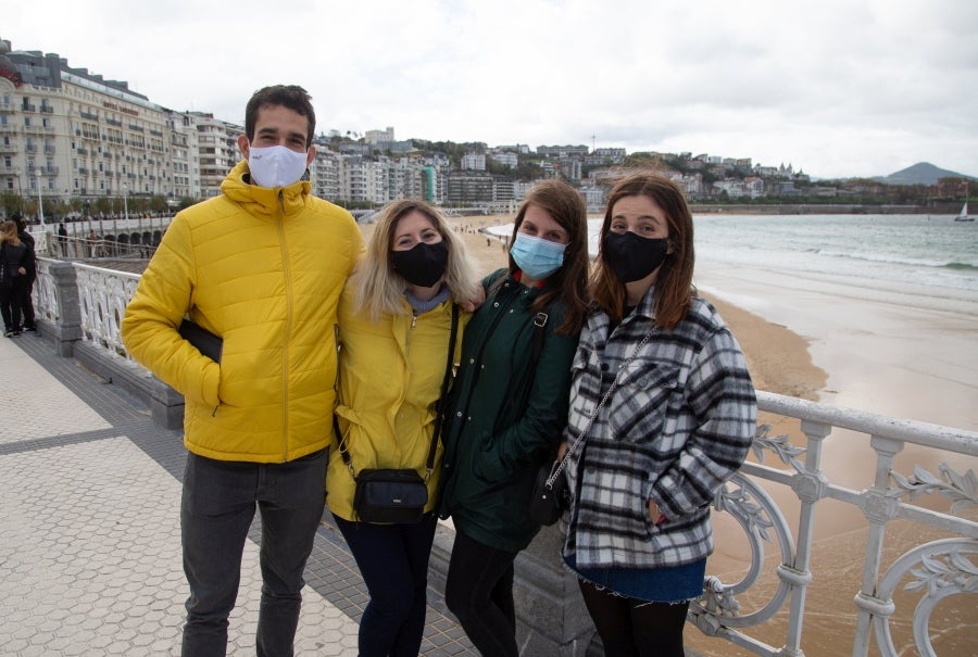 Fotos: Turismo con mascarilla y frío