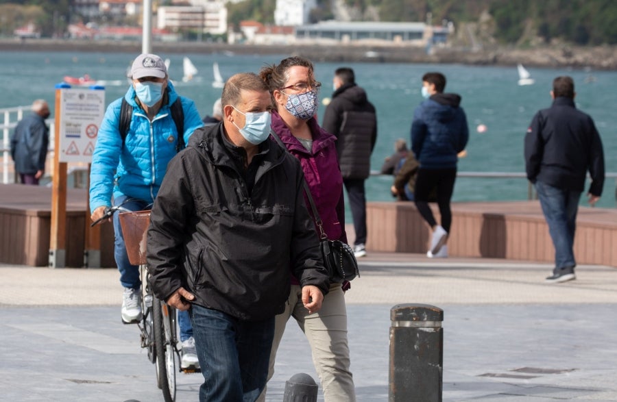 Fotos: Turismo con mascarilla y frío