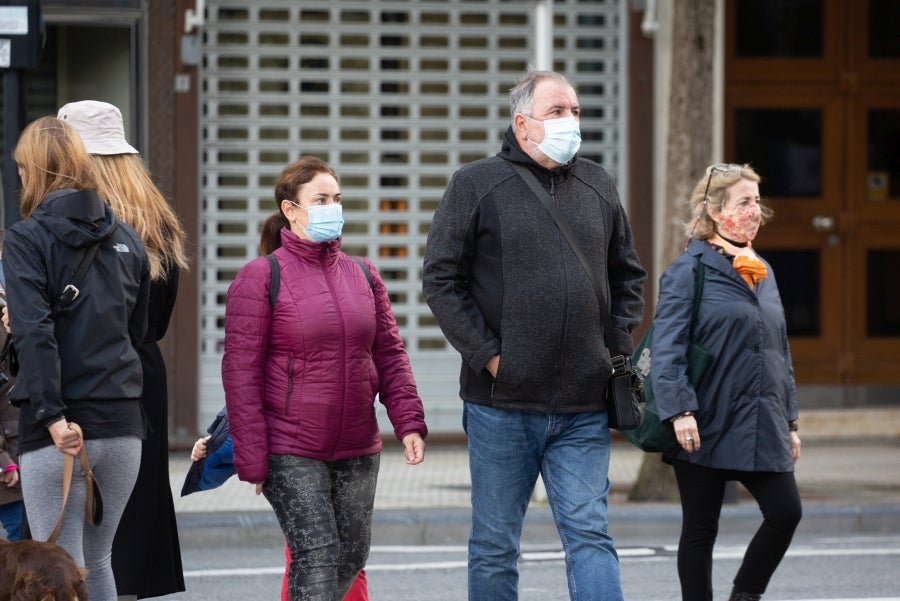 Fotos: Turismo con mascarilla y frío