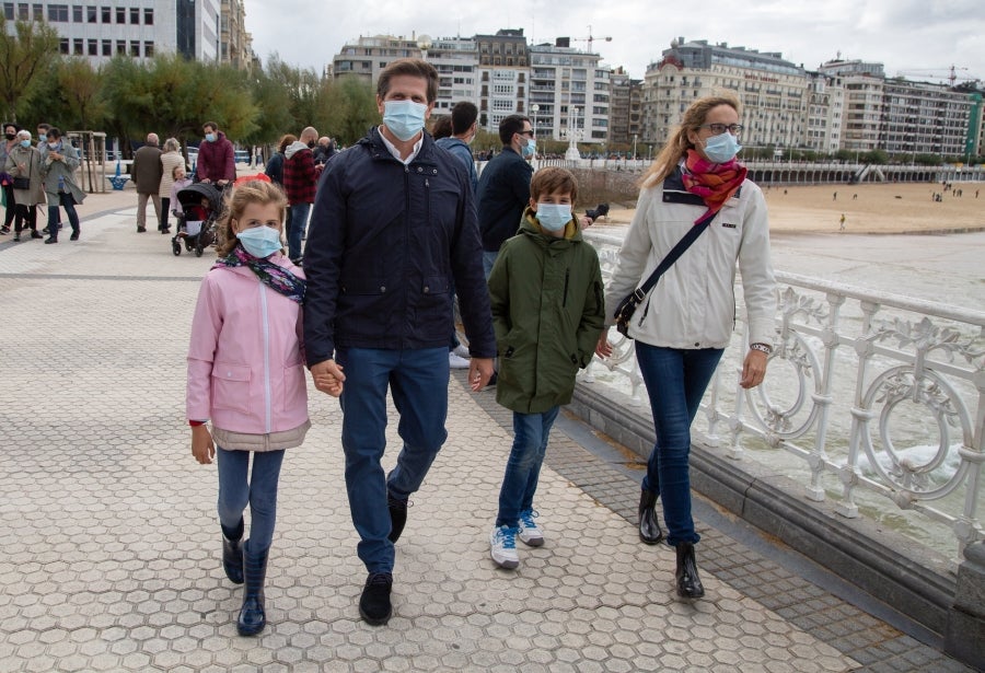 Fotos: Turismo con mascarilla y frío