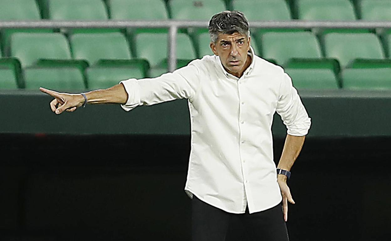 Imanol Alguacil: «Estaba tranquilo porque sabía que los goles iban a llegar»