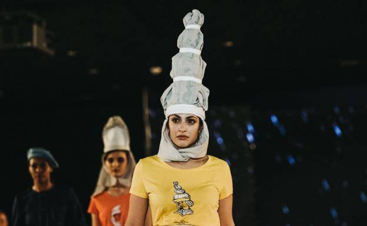 Desfile de Amarenak en el GdM San Sebastián Moda Festival, en el Museo Balenciaga (2019).