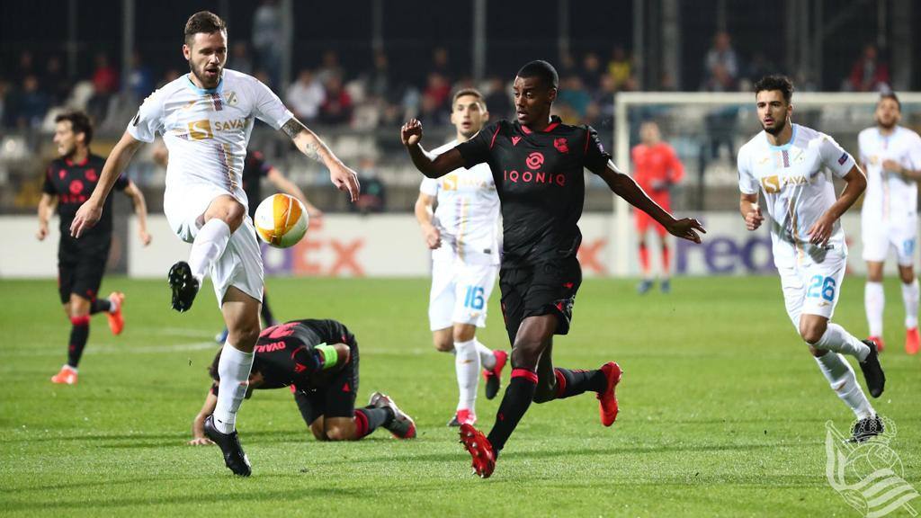 La Real Sociedad ha debutado este jueves en la Europa League ante el Rijeka croata