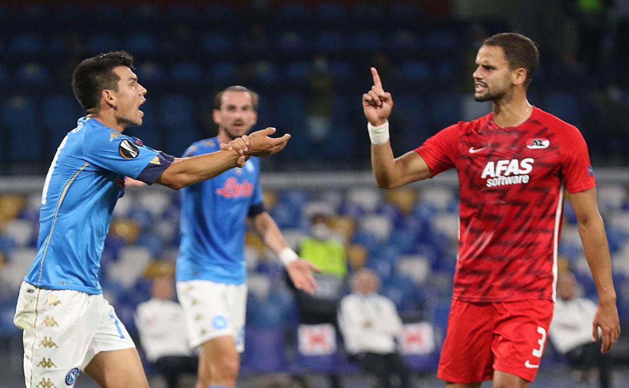 El AZ Alkmaar sorprende al Nápoles en San Paolo