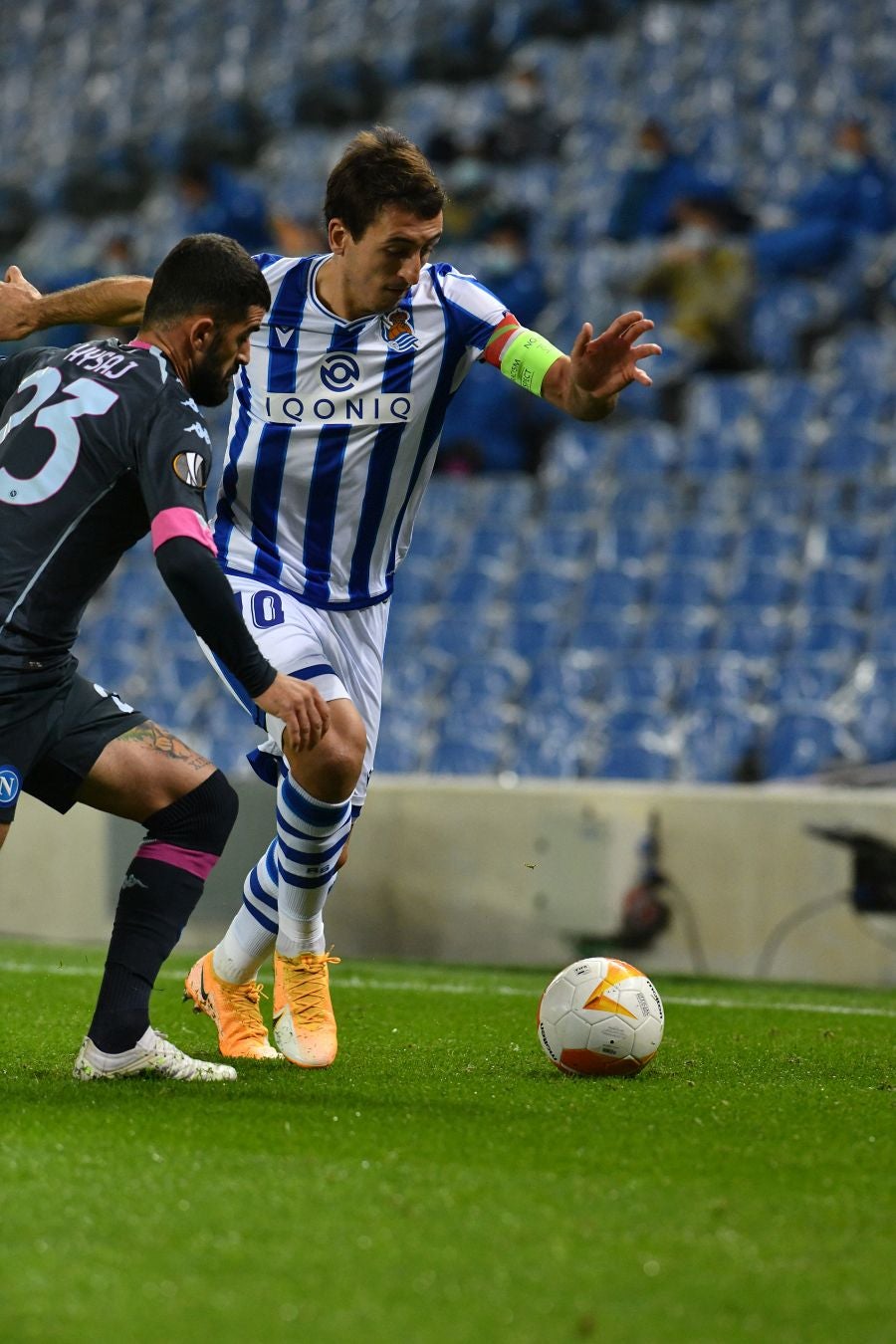 La Real Sociedad y el Nápoles han disputado la segunda jornada de la Europa League en el Reale Arena