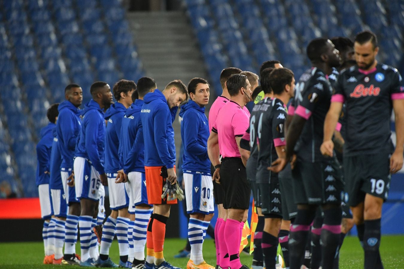 La Real Sociedad y el Nápoles han disputado la segunda jornada de la Europa League en el Reale Arena