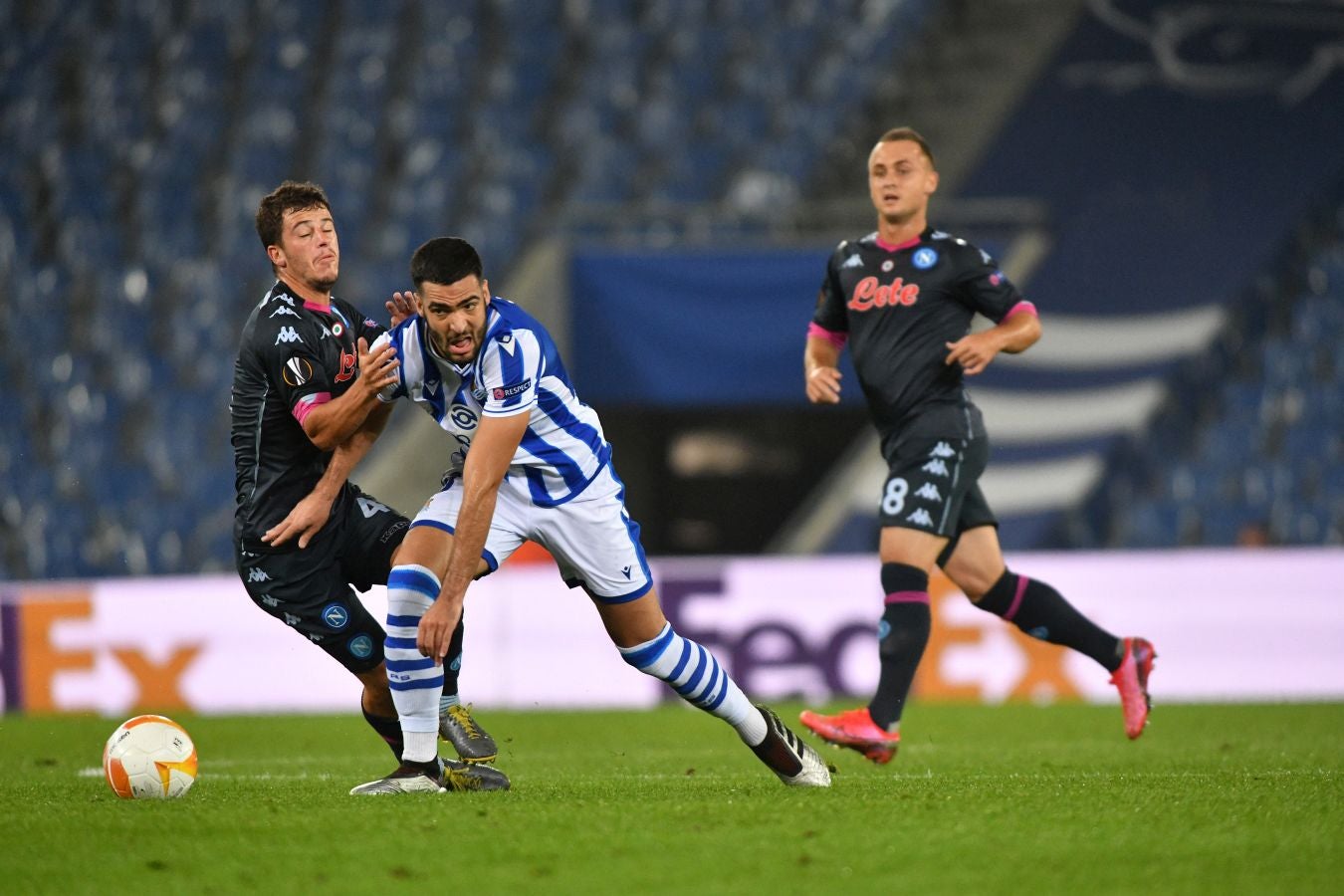 La Real Sociedad y el Nápoles han disputado la segunda jornada de la Europa League en el Reale Arena