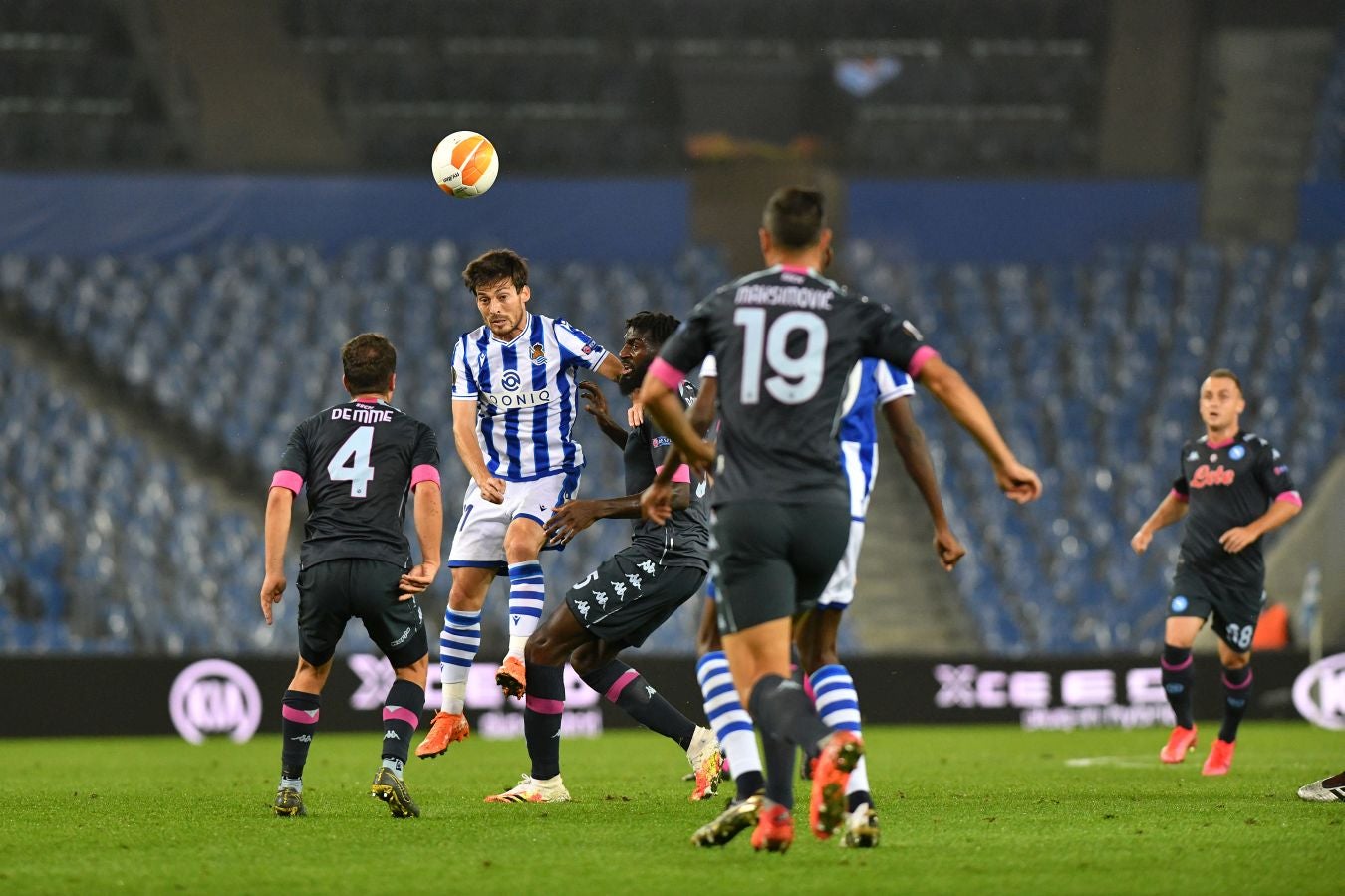 La Real Sociedad y el Nápoles han disputado la segunda jornada de la Europa League en el Reale Arena