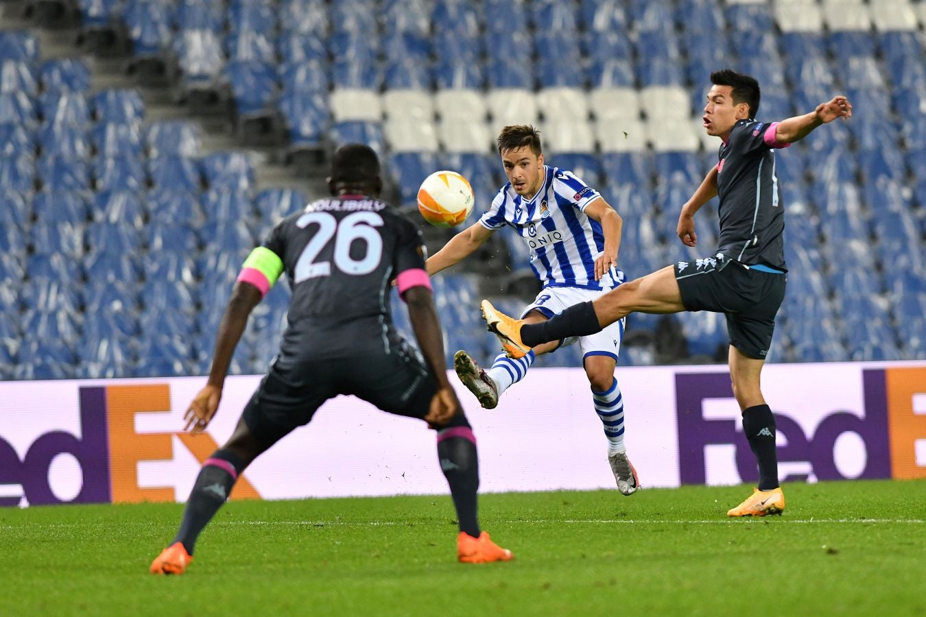 La Real Sociedad y el Nápoles han disputado la segunda jornada de la Europa League en el Reale Arena