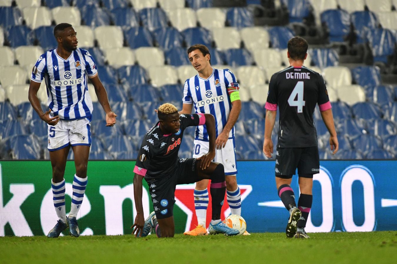La Real Sociedad y el Nápoles han disputado la segunda jornada de la Europa League en el Reale Arena