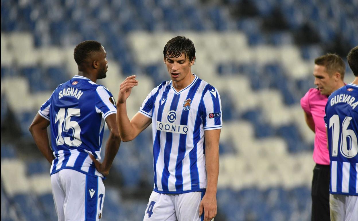 Le Normand se lamenta durante un momento del encuentro.