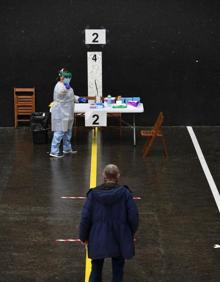 Imagen secundaria 2 - Imágenes de los testeos en Azpeitia, Urnieta y Zumaia.
