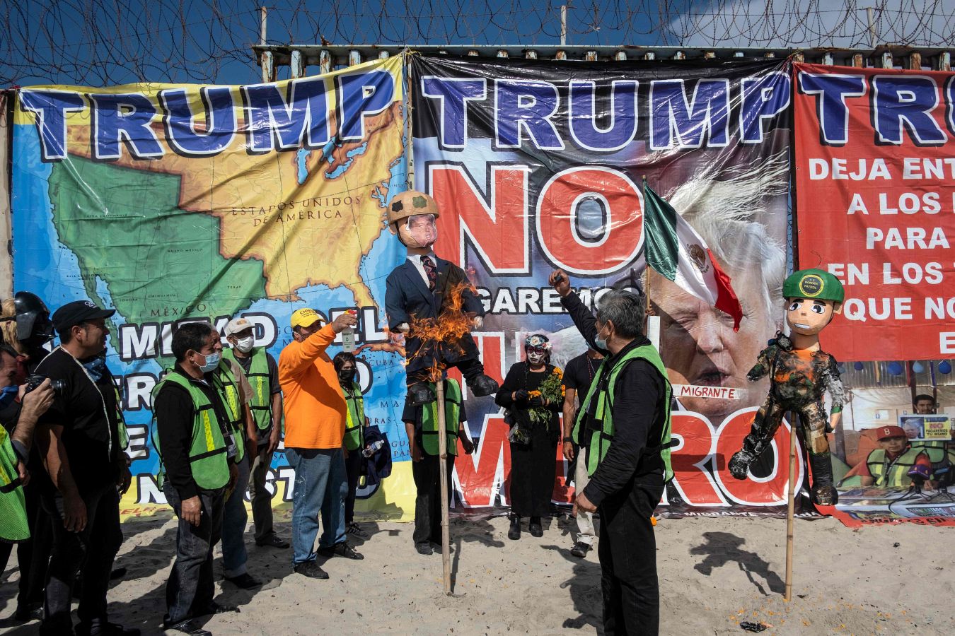 Fotos: Aumentan las protestas en Tijuana contra la política migratoria de Trump