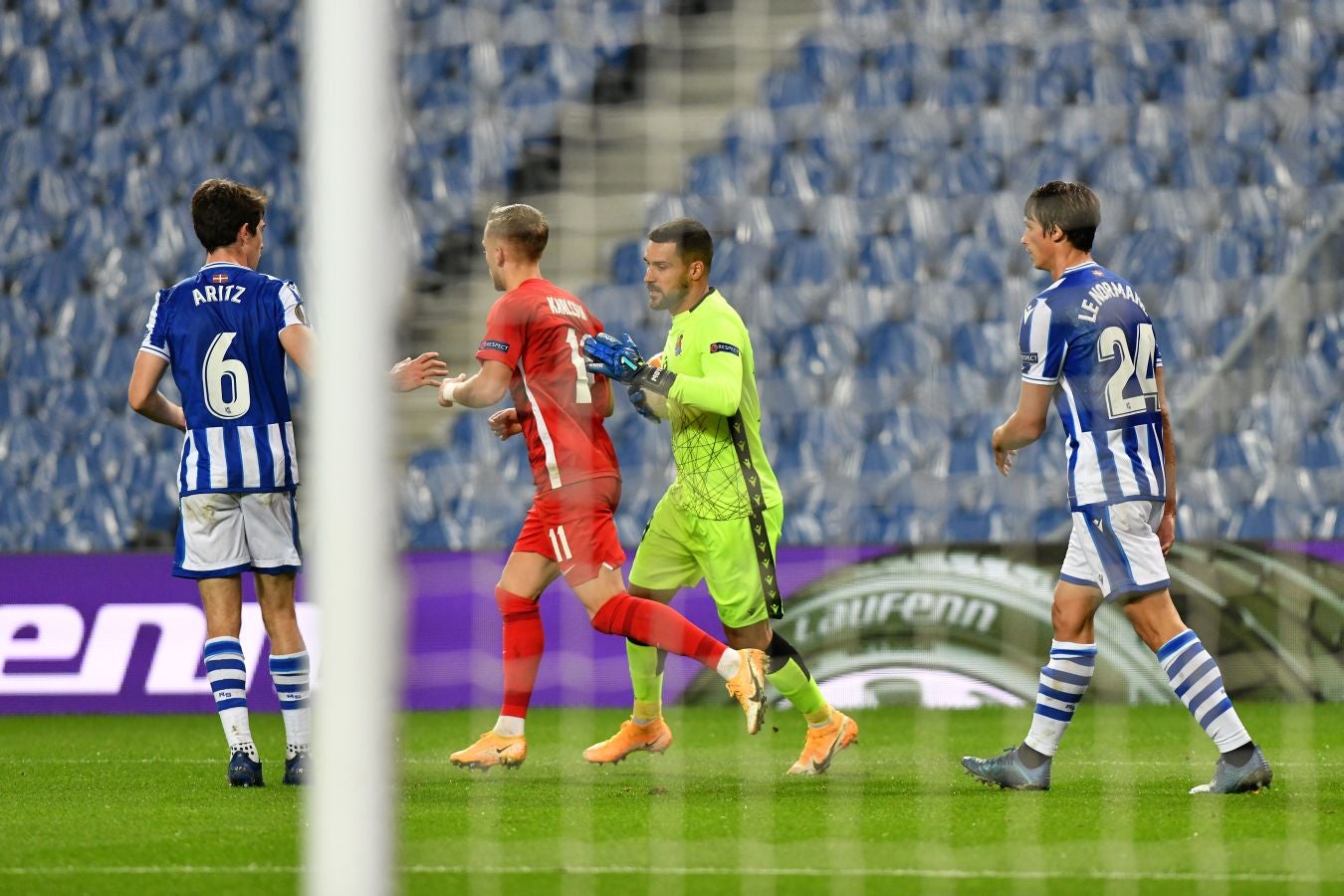 Los txuri-urdin sumaron los tres puntos gracias al gol de Portu en el minuto 58. 