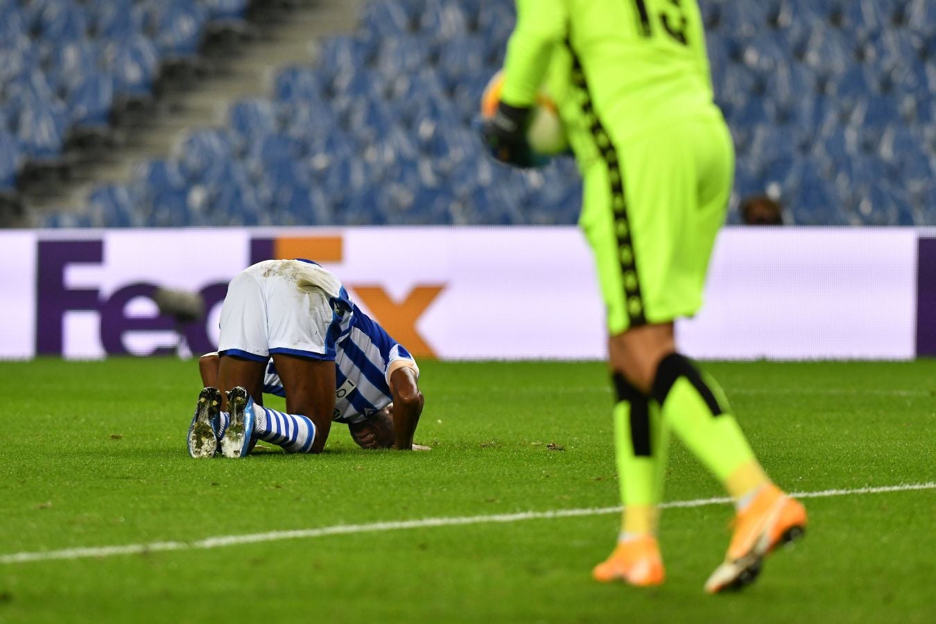 Los txuri-urdin sumaron los tres puntos gracias al gol de Portu en el minuto 58. 