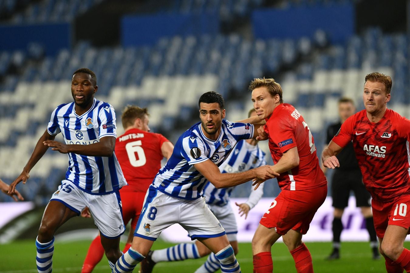 Los txuri-urdin sumaron los tres puntos gracias al gol de Portu en el minuto 58. 