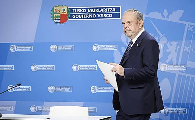 El consejero de Hacienda y Economía, Pedro Azpiazu.