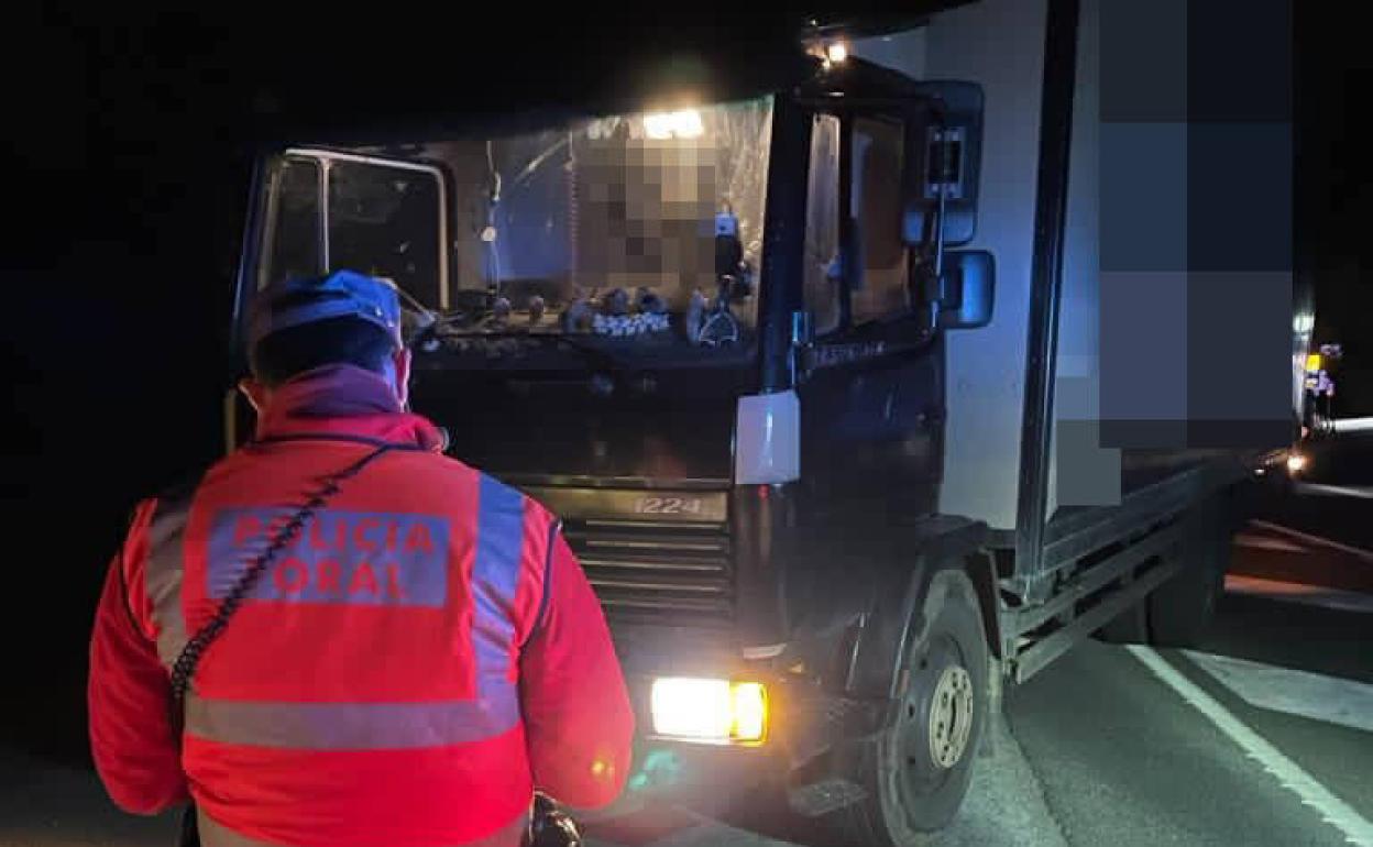 Imputan a un camionero en Bera por dar positivo en cinco drogas