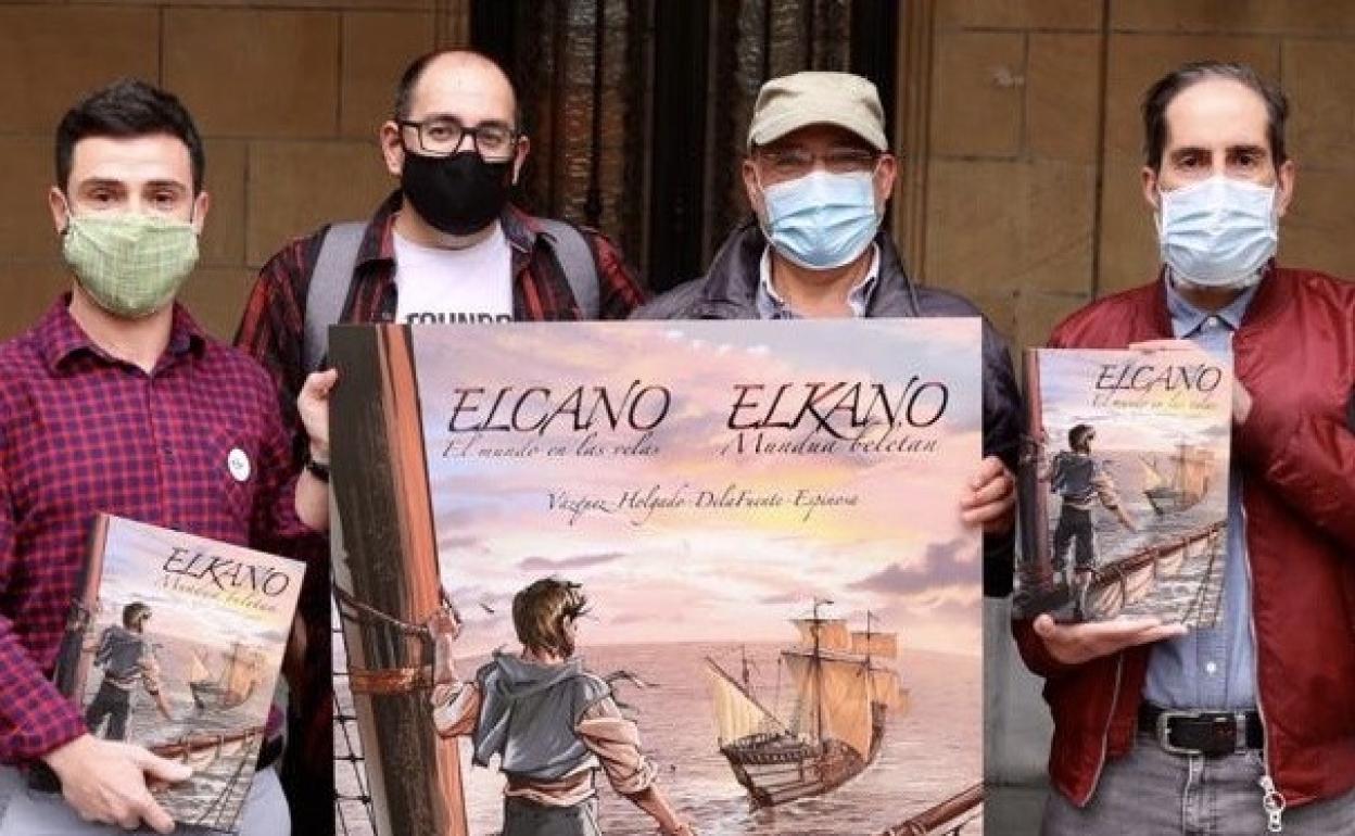 Elcano navega en viñetas