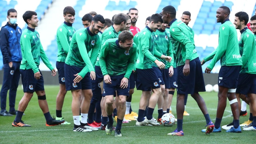 Fotos: Entrenamiento de la Real, en imágenes